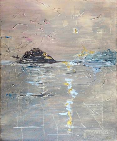 Original Abstract Expressionism Seascape Paintings by Olesya Shor