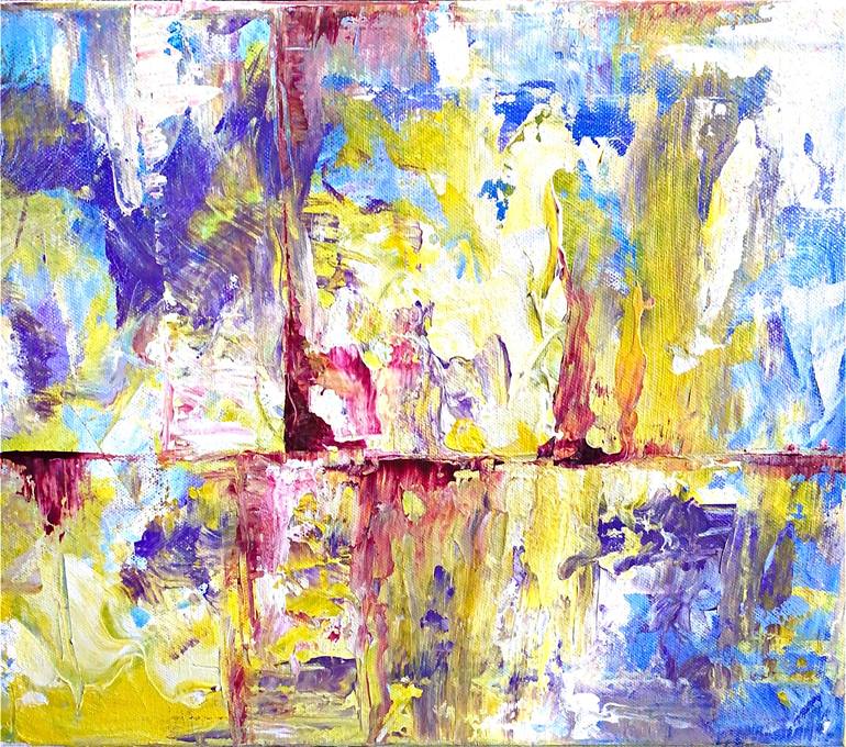 Original Abstract Expressionism Abstract Painting by Olesya Shor