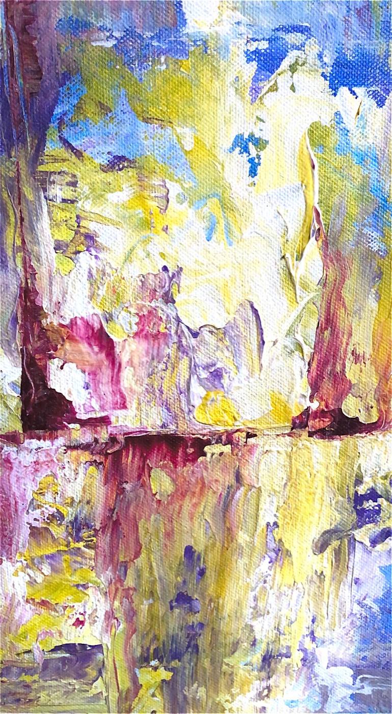 Original Abstract Expressionism Abstract Painting by Olesya Shor