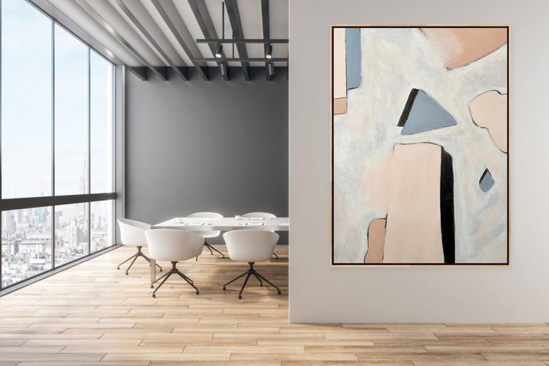 Original Abstract Expressionism Abstract Painting by Emma Fima