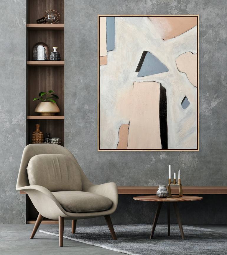 Original Abstract Expressionism Abstract Painting by Emma Fima