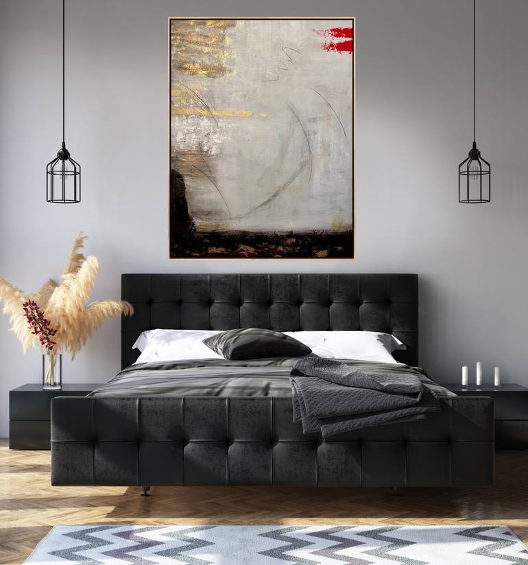 Original Abstract Expressionism Abstract Painting by Emma Fima