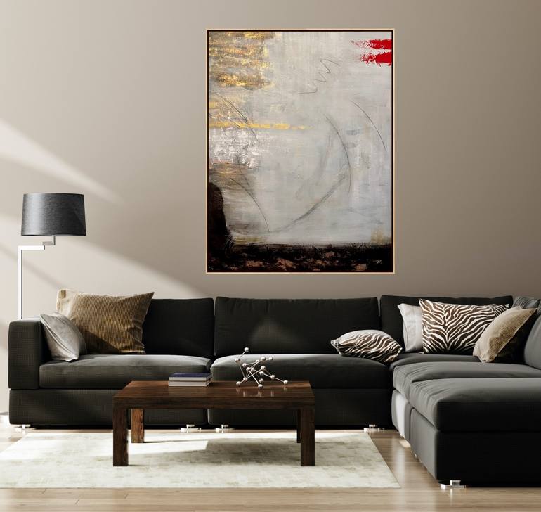 Original Abstract Expressionism Abstract Painting by Emma Fima