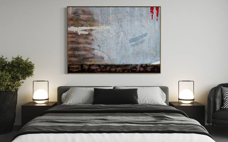 Original Art Deco Abstract Painting by Emma Fima