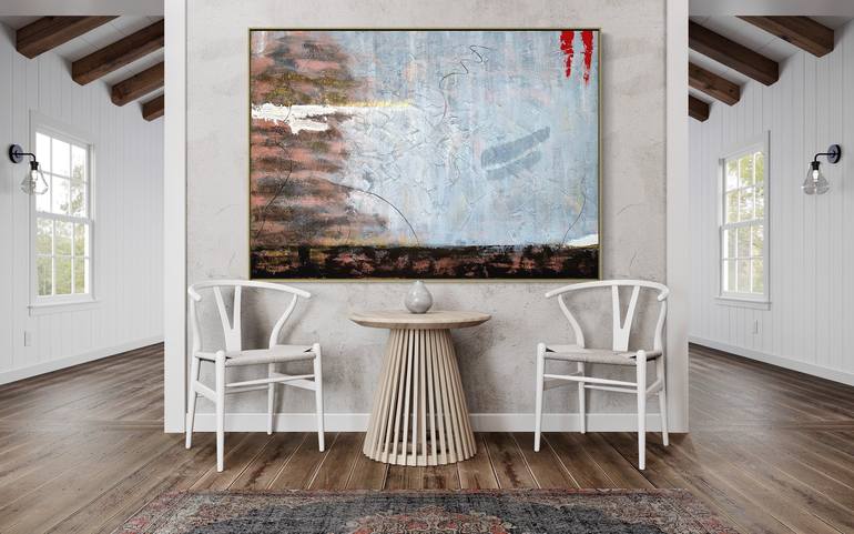 Original Art Deco Abstract Painting by Emma Fima