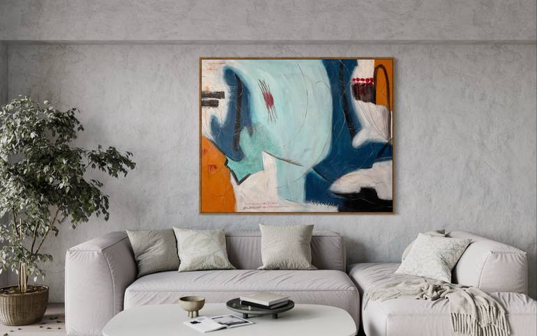 Original Abstract Expressionism Abstract Painting by Emma Fima
