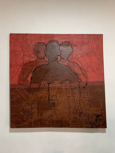 Original Abstract Expressionism Abstract Paintings by Chioma Okoli