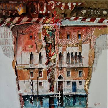 Original Figurative Cities Paintings by Fulvio Dot