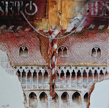 Original Figurative Architecture Paintings by Fulvio Dot