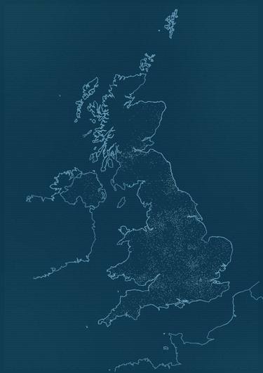 United Kingdom by cities - Limited Edition of 17 thumb