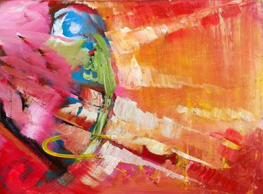 Original Abstract Fantasy Paintings by Gabor Richter