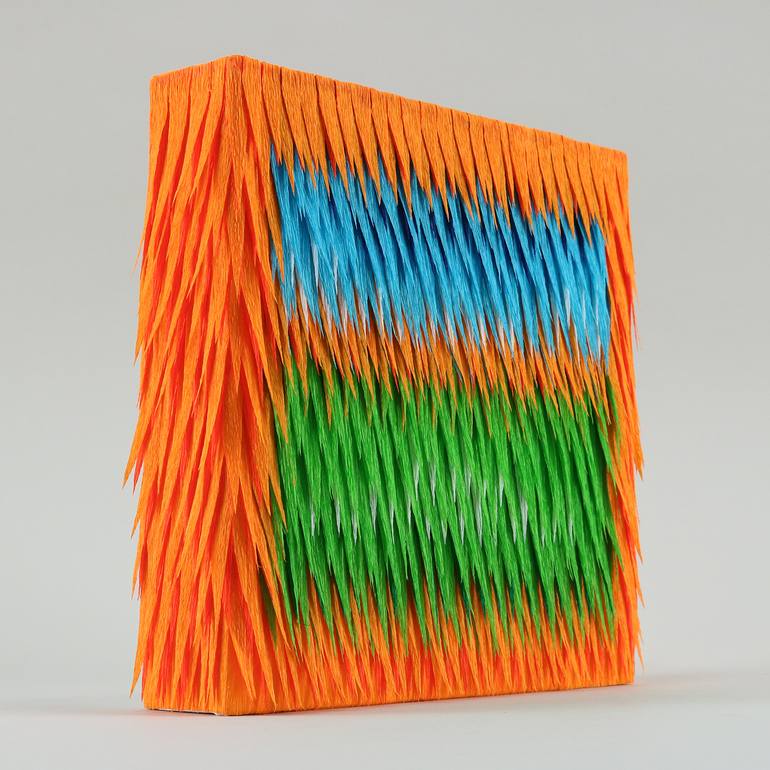 Original Abstract Expressionism Abstract Sculpture by Roberto Benavidez