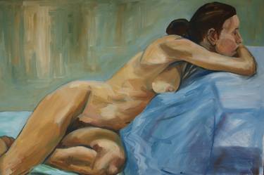 Print of Figurative Nude Paintings by Tim Mileson