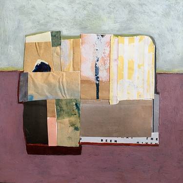 Original Abstract Expressionism Abstract Collage by Bd Harrington