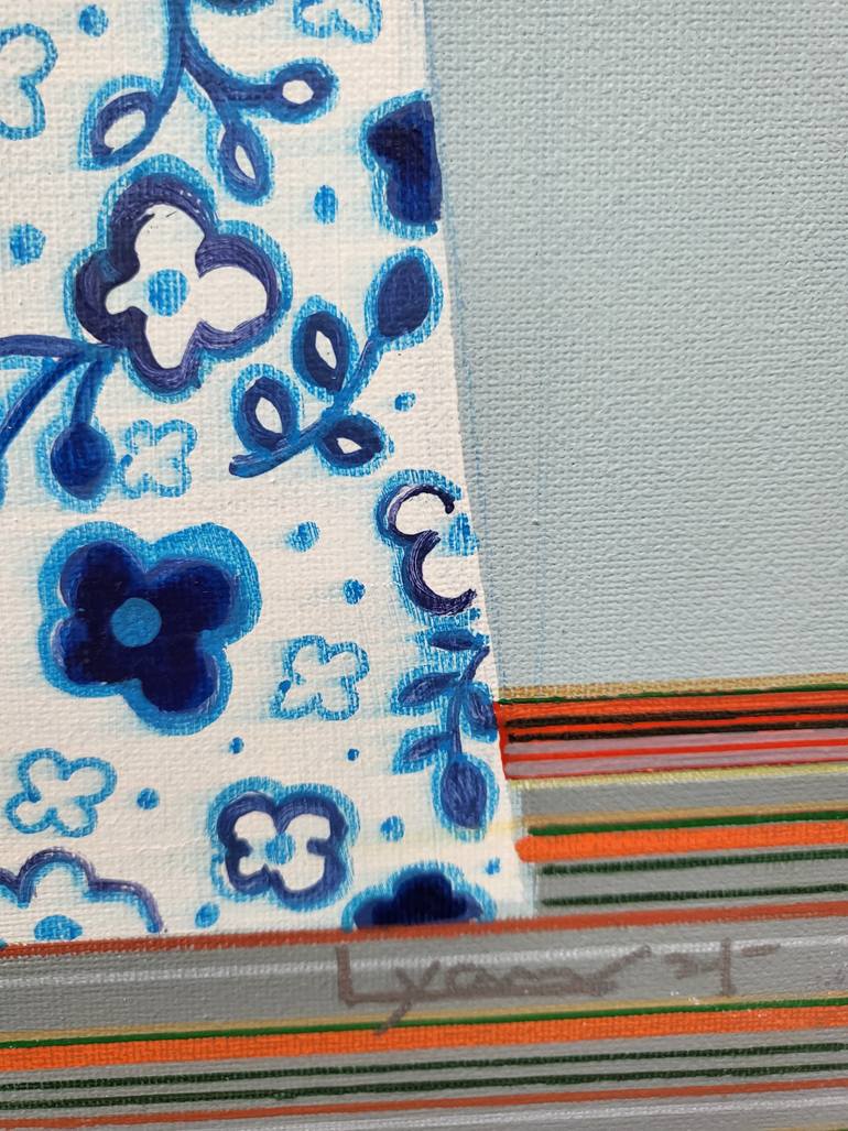 Original Art Deco Abstract Painting by Lynn Yang