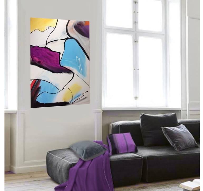 Original Abstract Painting by Sky Moni