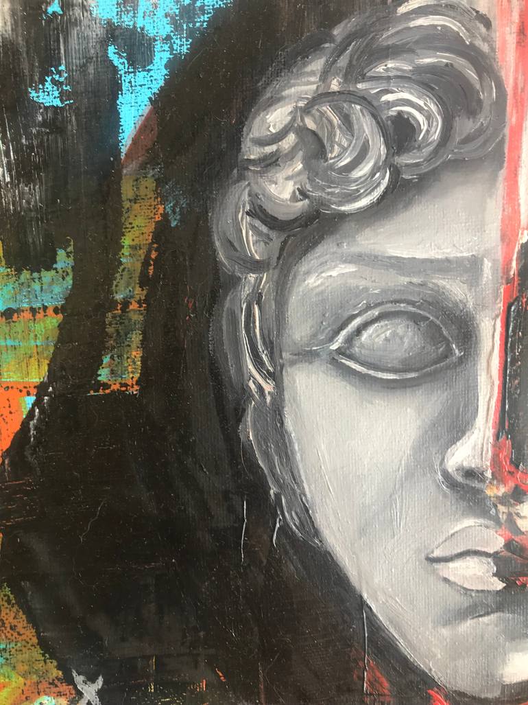 Original Classicism People Painting by Sky Moni