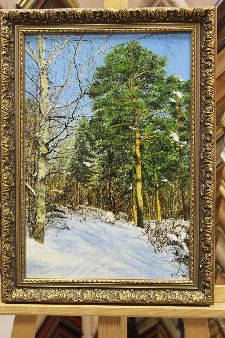 Original Photorealism Landscape Painting by Sergey Suslov