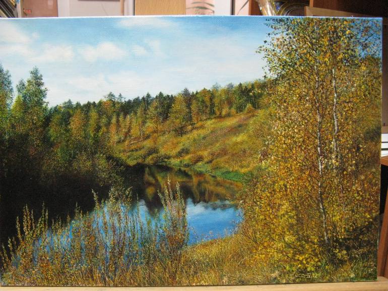 Original Fine Art Landscape Painting by Sergey Suslov