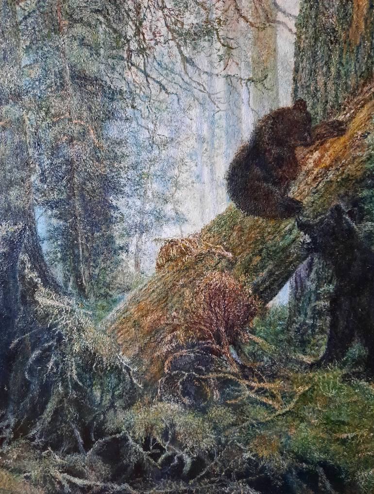 Original Expressionism Landscape Painting by Sergey Suslov