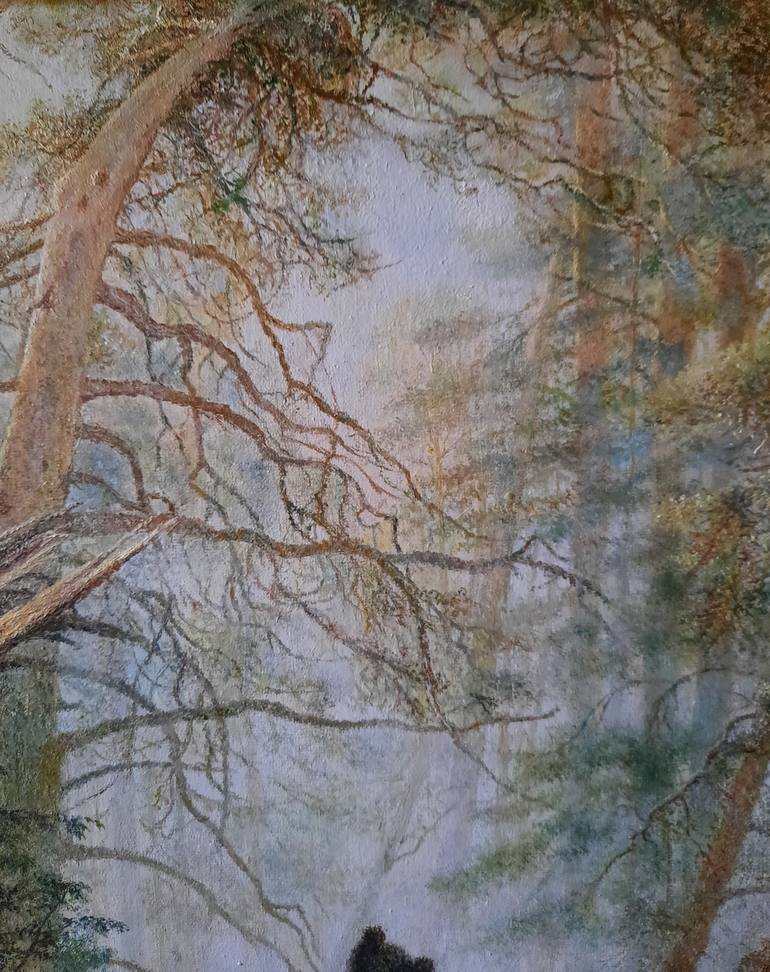 Original Expressionism Landscape Painting by Sergey Suslov