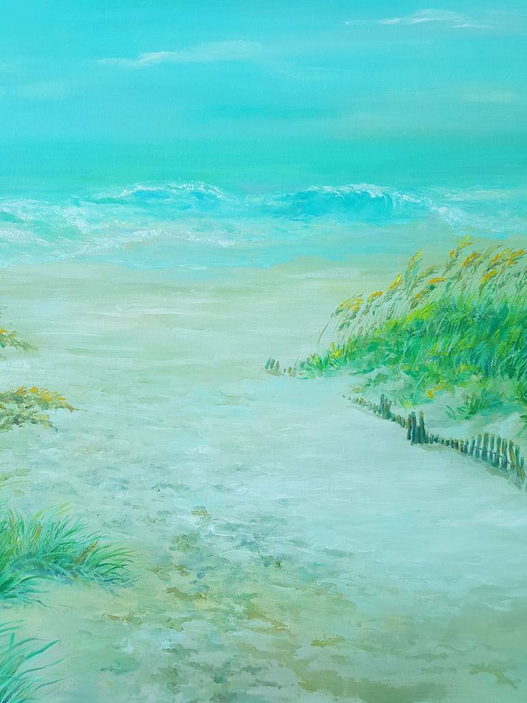 Original Beach Painting by Diana Shaykhutdinova