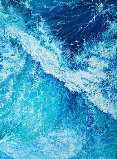 Print of Seascape Paintings by Diana Shaykhutdinova