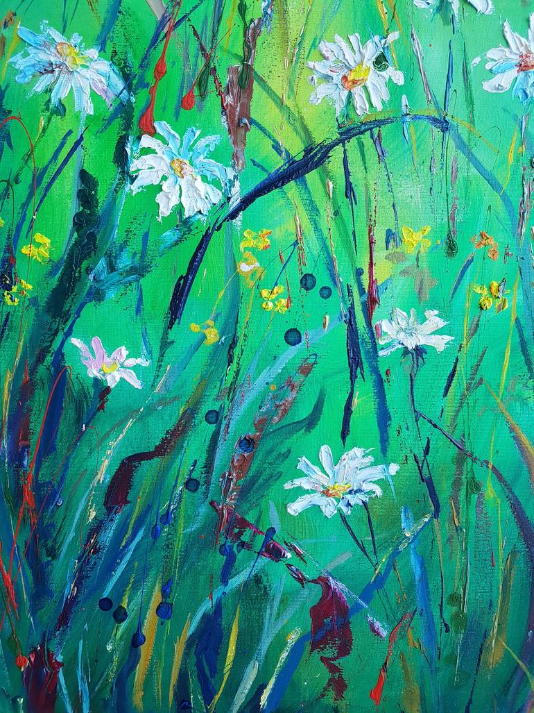 Original Abstract Expressionism Abstract Painting by Diana Shaykhutdinova