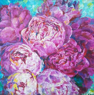 Print of Abstract Floral Paintings by Diana Shaykhutdinova