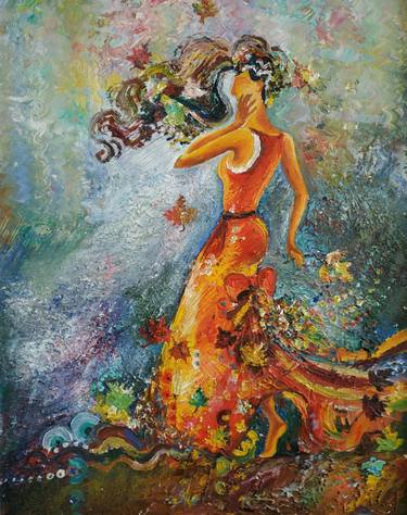 Original Abstract Women Paintings by Diana Shaykhutdinova