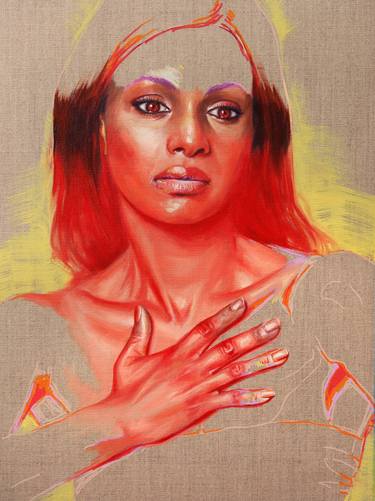 Original Figurative Women Painting by Karen Remsen