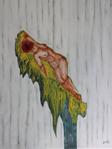 Original Figurative Abstract Paintings by Pedro Pablo Acosta