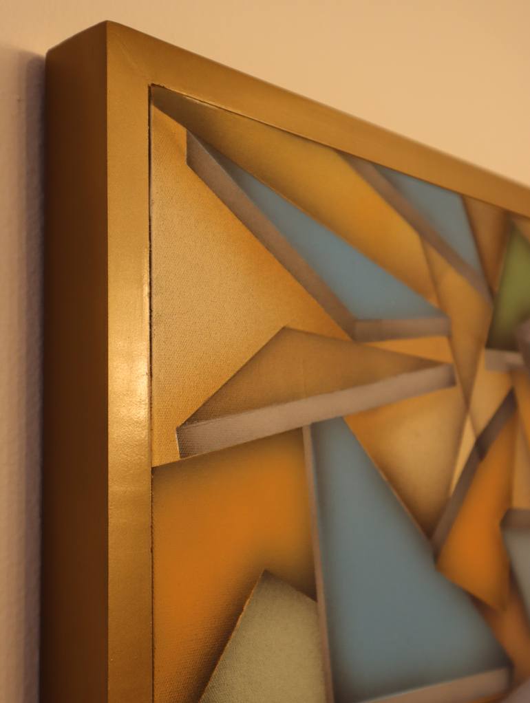 Original Conceptual Abstract Painting by Pedro Pablo Acosta