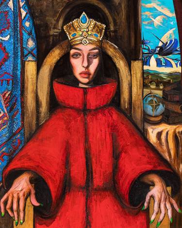 Original Symbolism Classical Mythology Paintings by Asad Sultanli