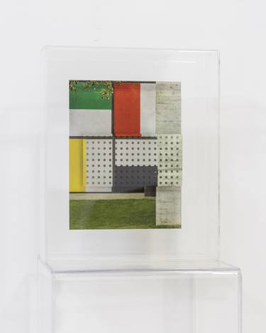 Original Abstract Architecture Mixed Media by Henriod Tresierra