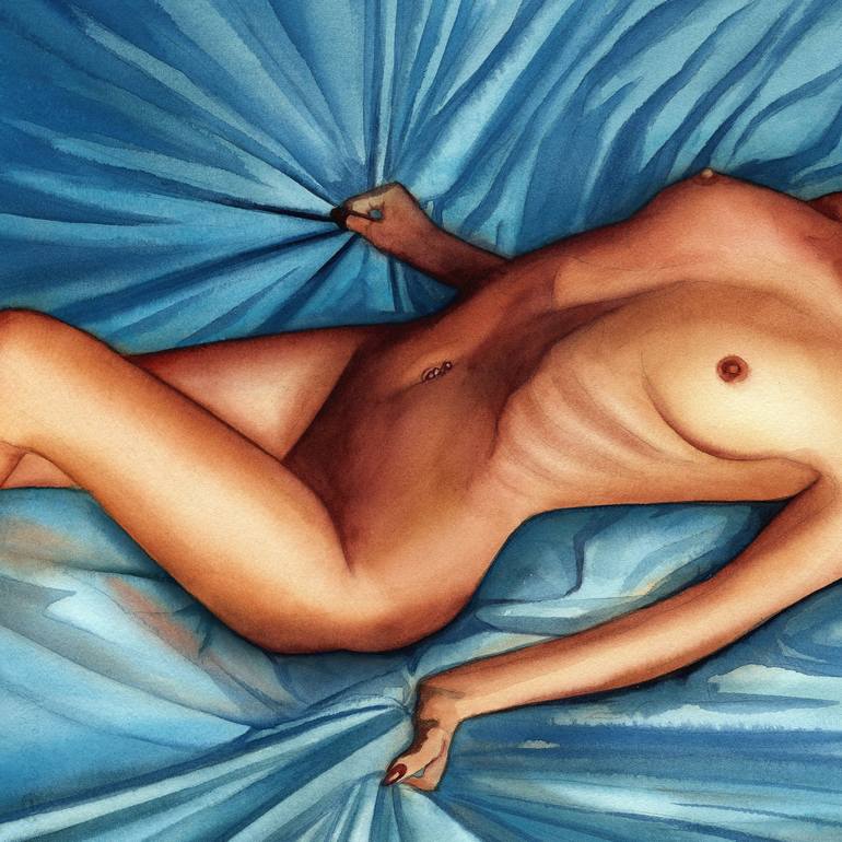 Original Erotic Painting by Tetiana Koda