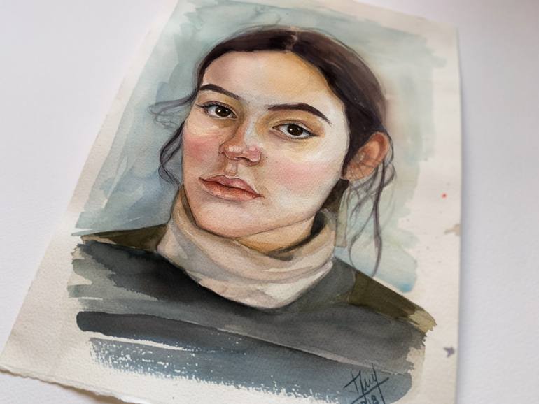 Original Impressionism People Painting by Tetiana Koda