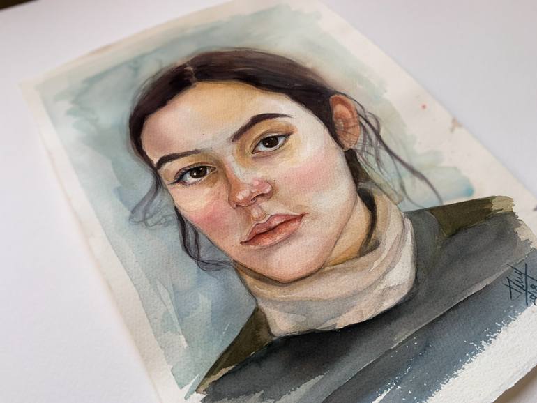 Original Impressionism People Painting by Tetiana Koda