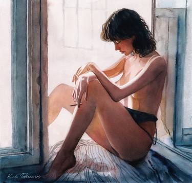 Original Realism Nude Paintings by Tetiana Koda