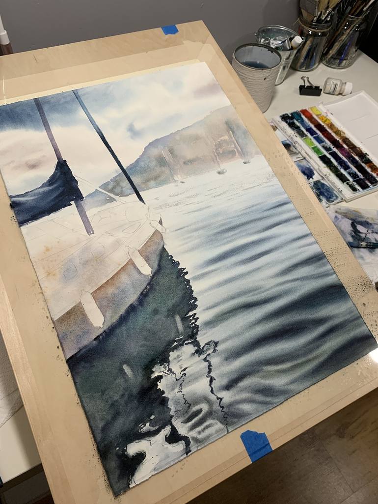 Original Realism Seascape Painting by Tetiana Koda