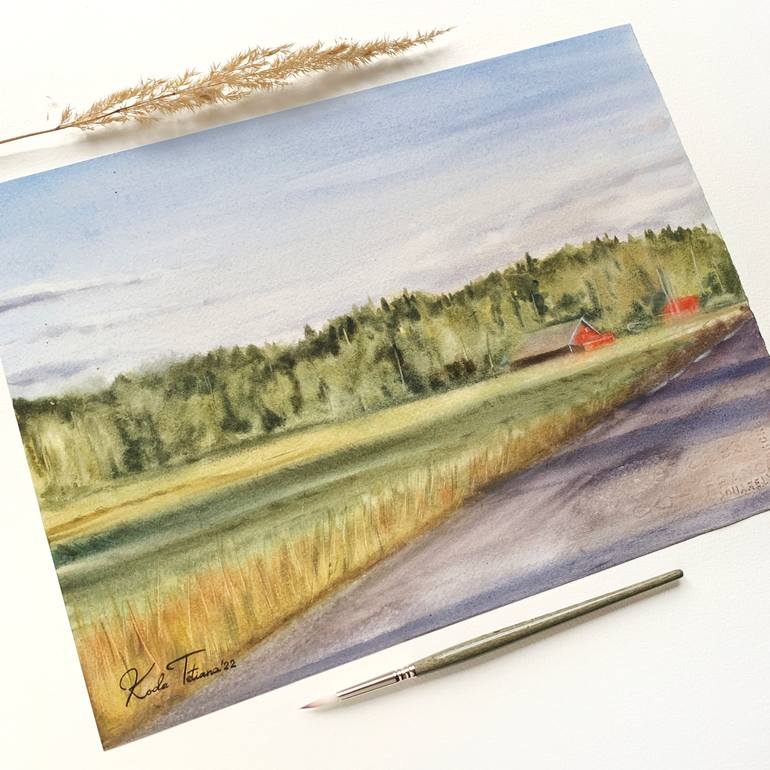 Original Realism Landscape Painting by Tetiana Koda