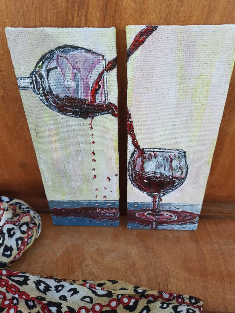 Original Food & Drink Painting by Marin V