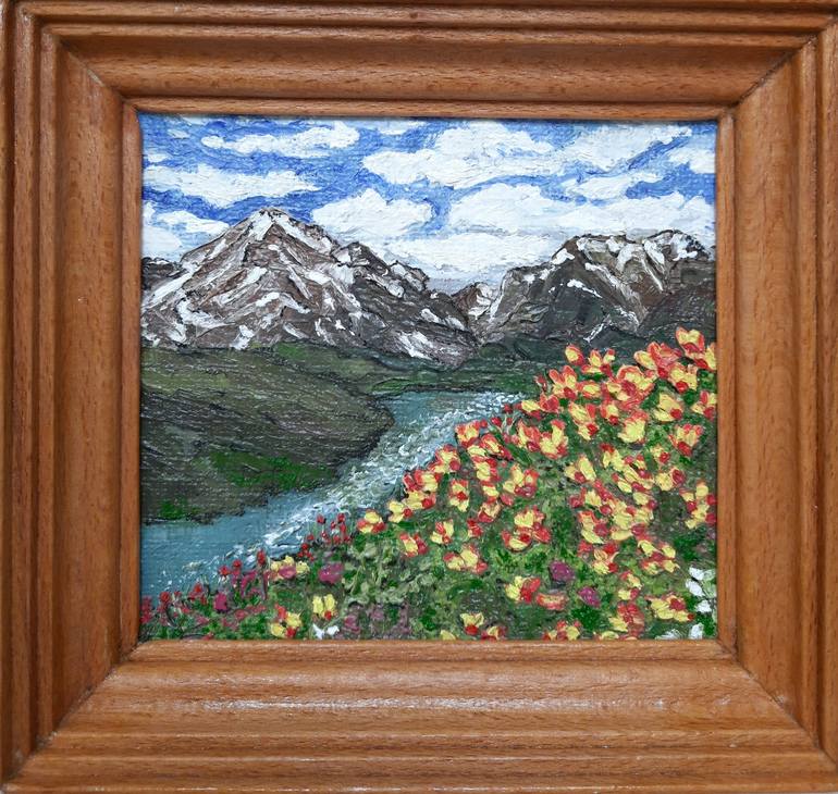 Original Fine Art Landscape Paintings by Marin V