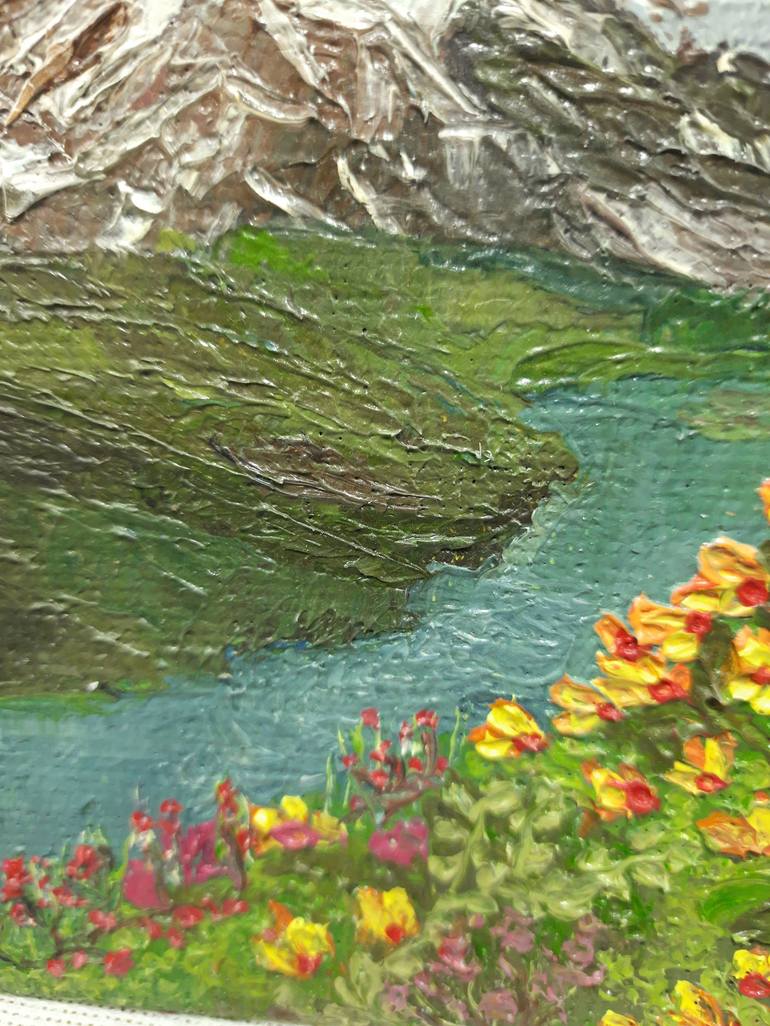 Original Fine Art Landscape Painting by Marin V