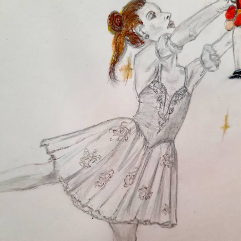 Original Performing Arts Drawing by Marin V