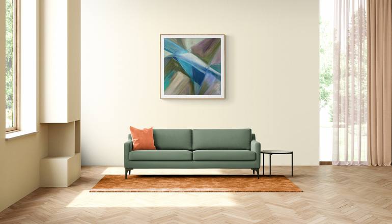 Original Abstract Painting by Dr Demetrovics Zsoltné