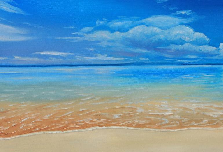 Original Realism Seascape Painting by Dubinina Tatyana