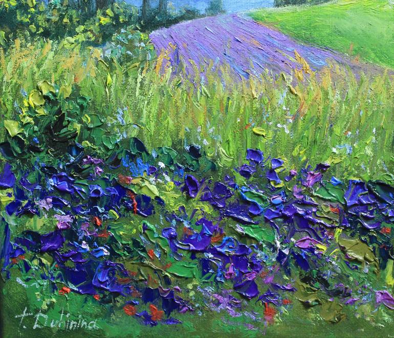 Original Impressionism Landscape Painting by Dubinina Tatyana