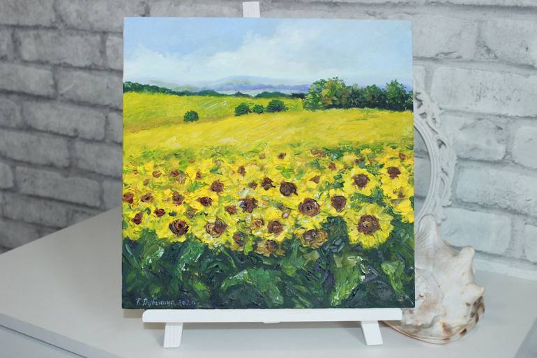 Original Impressionism Landscape Painting by Dubinina Tatyana