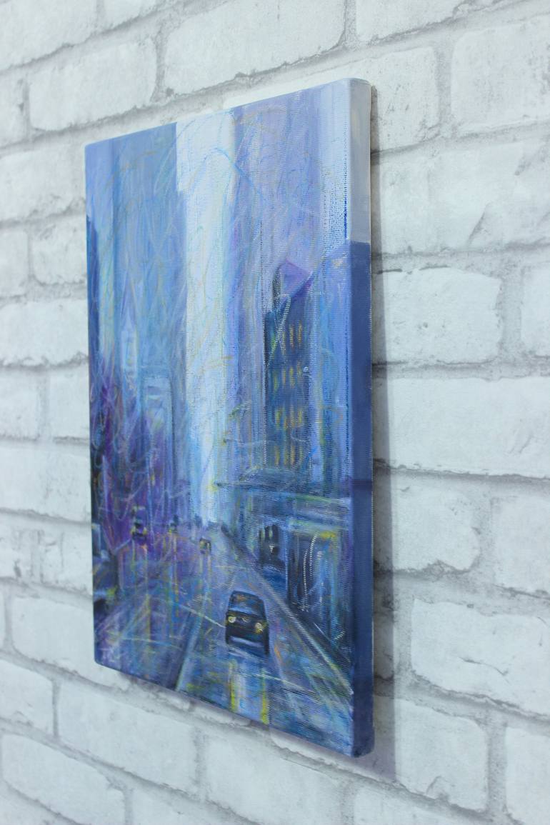 Original Impressionism Cities Painting by Dubinina Tatyana